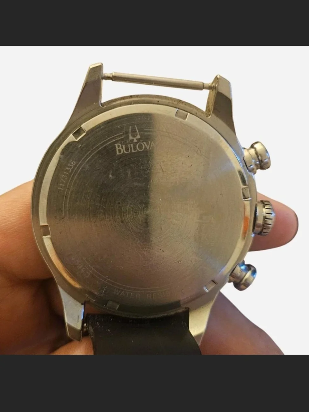 Bulova Adventurer Chronograph Egg Shell  96B138 Mens Watch 44mm